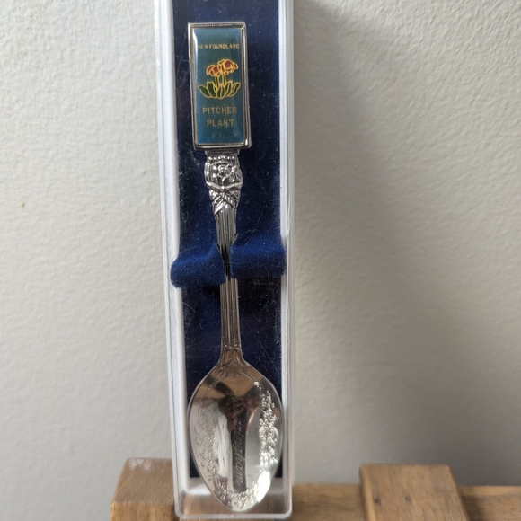 Other - Vintage New Foundland Souvenir Collectible Spoon with Pitcher Plant Design